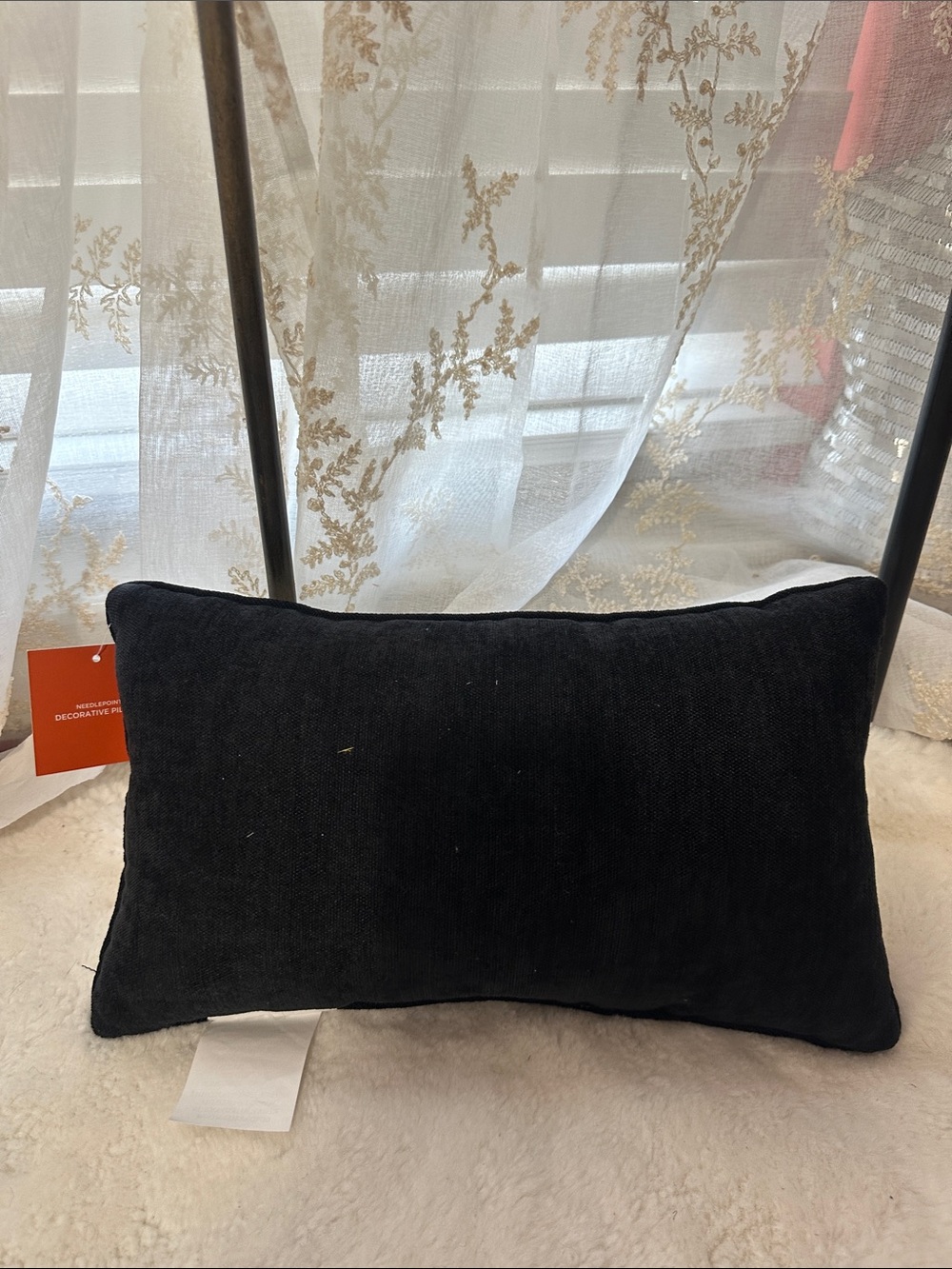 The farmhouse by Rachel Ashwell Halloween needlepoint pillow decor - Picture 2 of 2